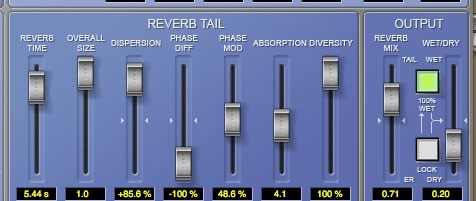 Reverb Time and Mix